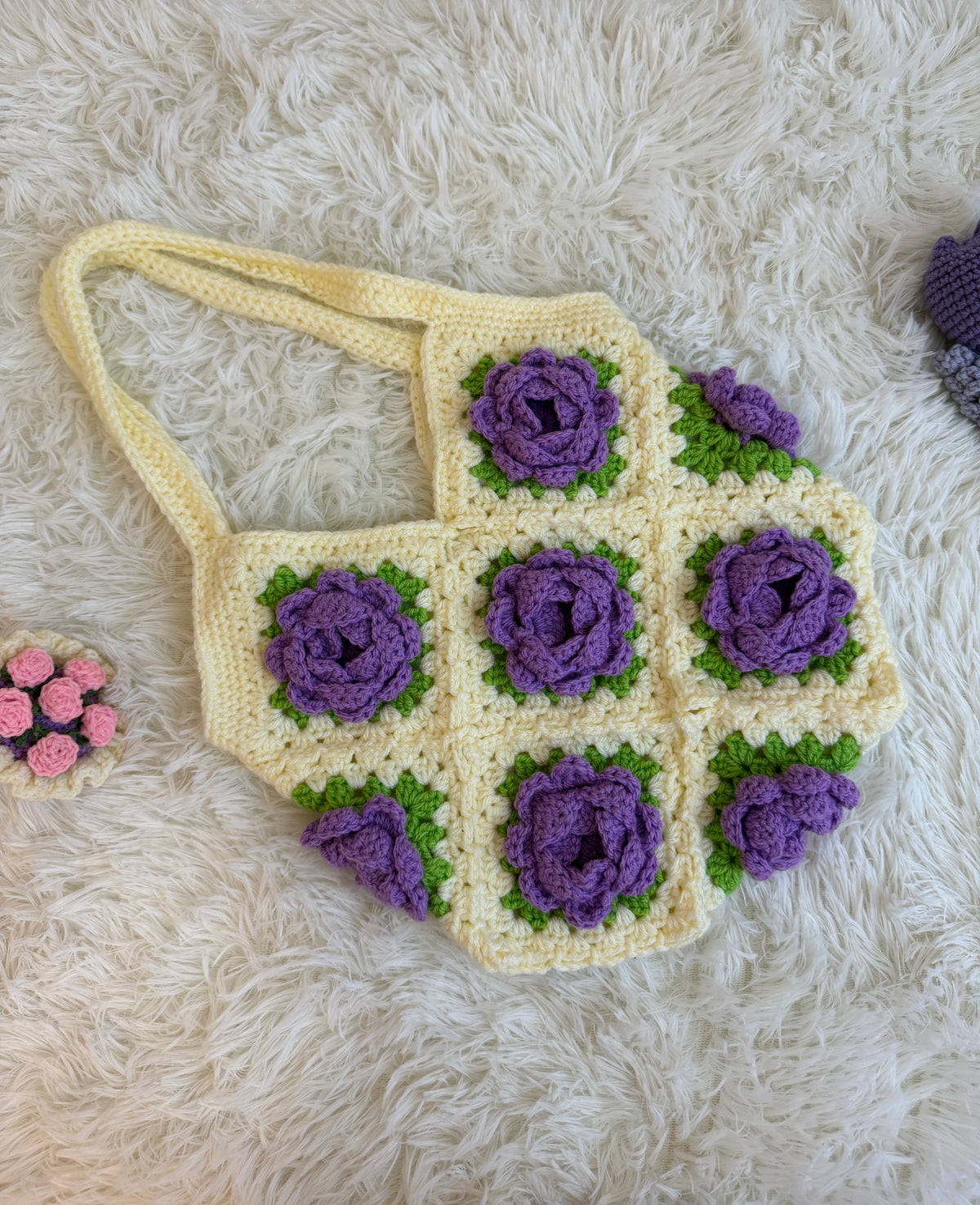 Lavender rose bag