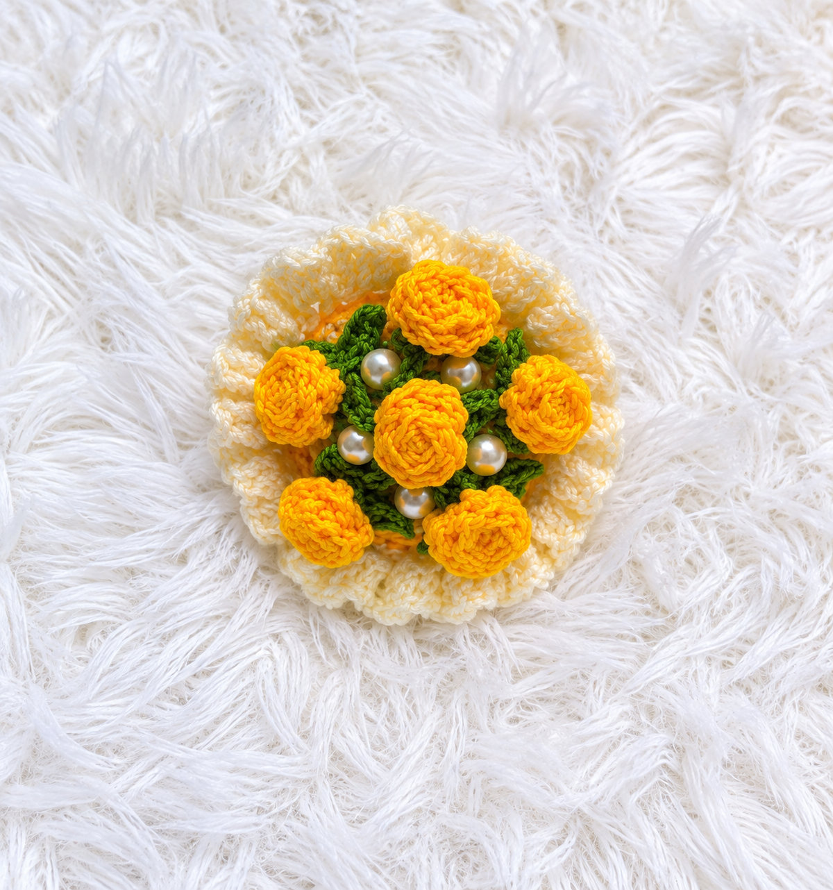 Sunflower Bouquet Keychain
