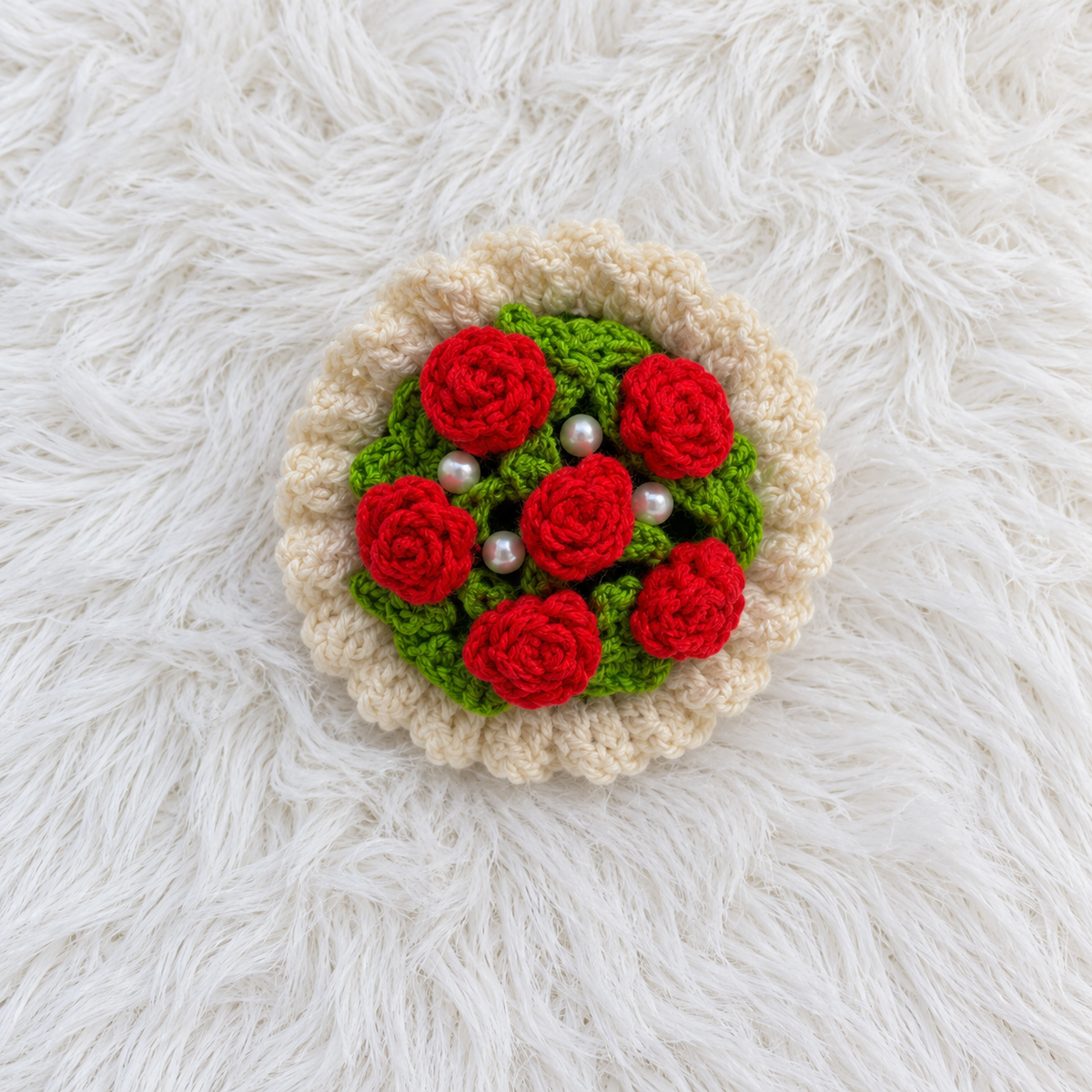 Red Rose Keychain