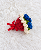 Blue Rose Keychain