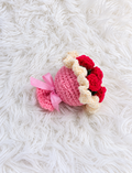 Pink Flower Bouquet Keychain