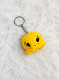 Yellow Octopus Plush Keychain