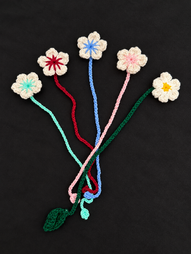 Blue Flower Bookmark